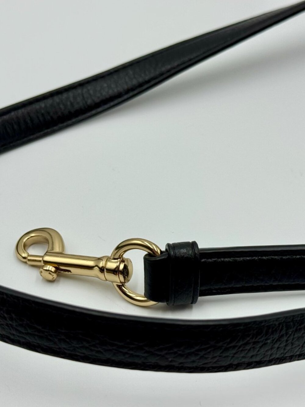 Coach Black & Gold Adjustable Handbag/Purse Strap - Picture 2 of 3